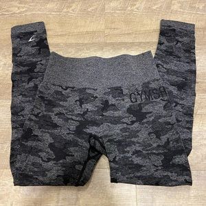 Gymshark Womens Camo Leggings Size: S